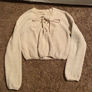 Soft cropped sweater